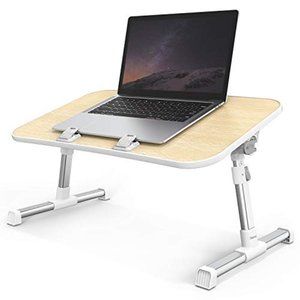 iTeknic Portable Laptop Adjustable Tray Table with Foldable Legs